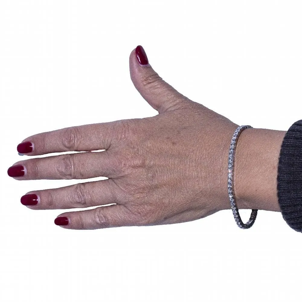 Bracelet Rivière en Or Blanc et Diamants sold by 58 Facettes product image thumbnail 2