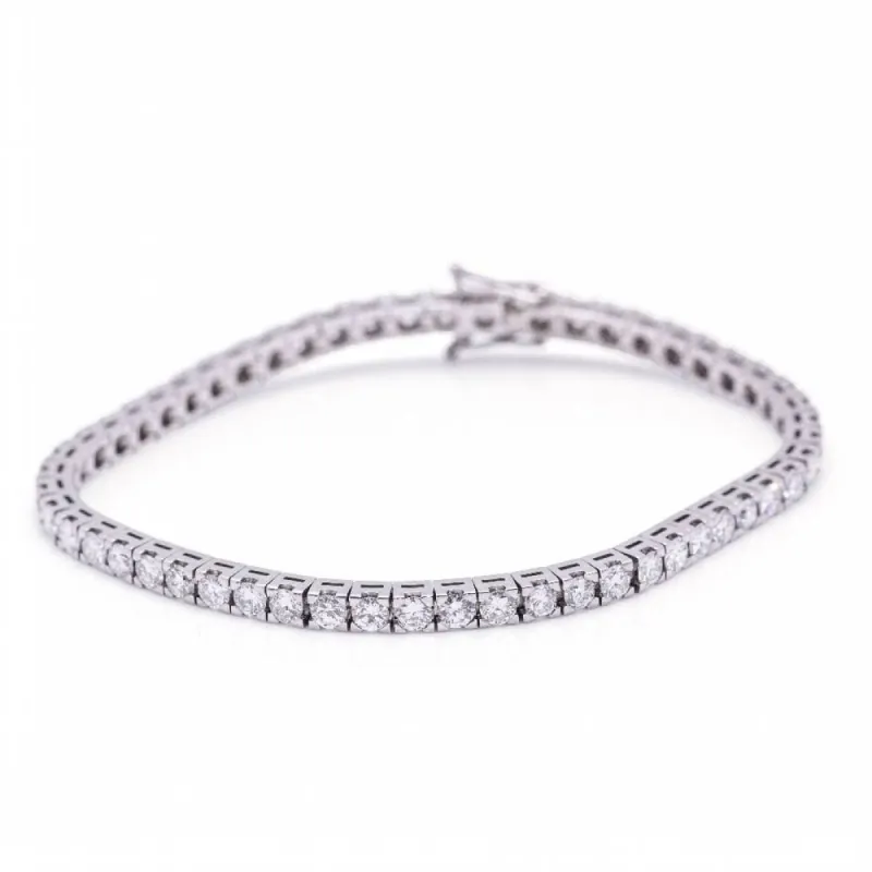 Bracelet Rivière en Or Blanc et Diamants sold by 58 Facettes
