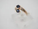 Bague toi et moi or jaune Saphirs sold by 58 Facettes