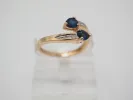 Bague toi et moi or jaune Saphirs sold by 58 Facettes