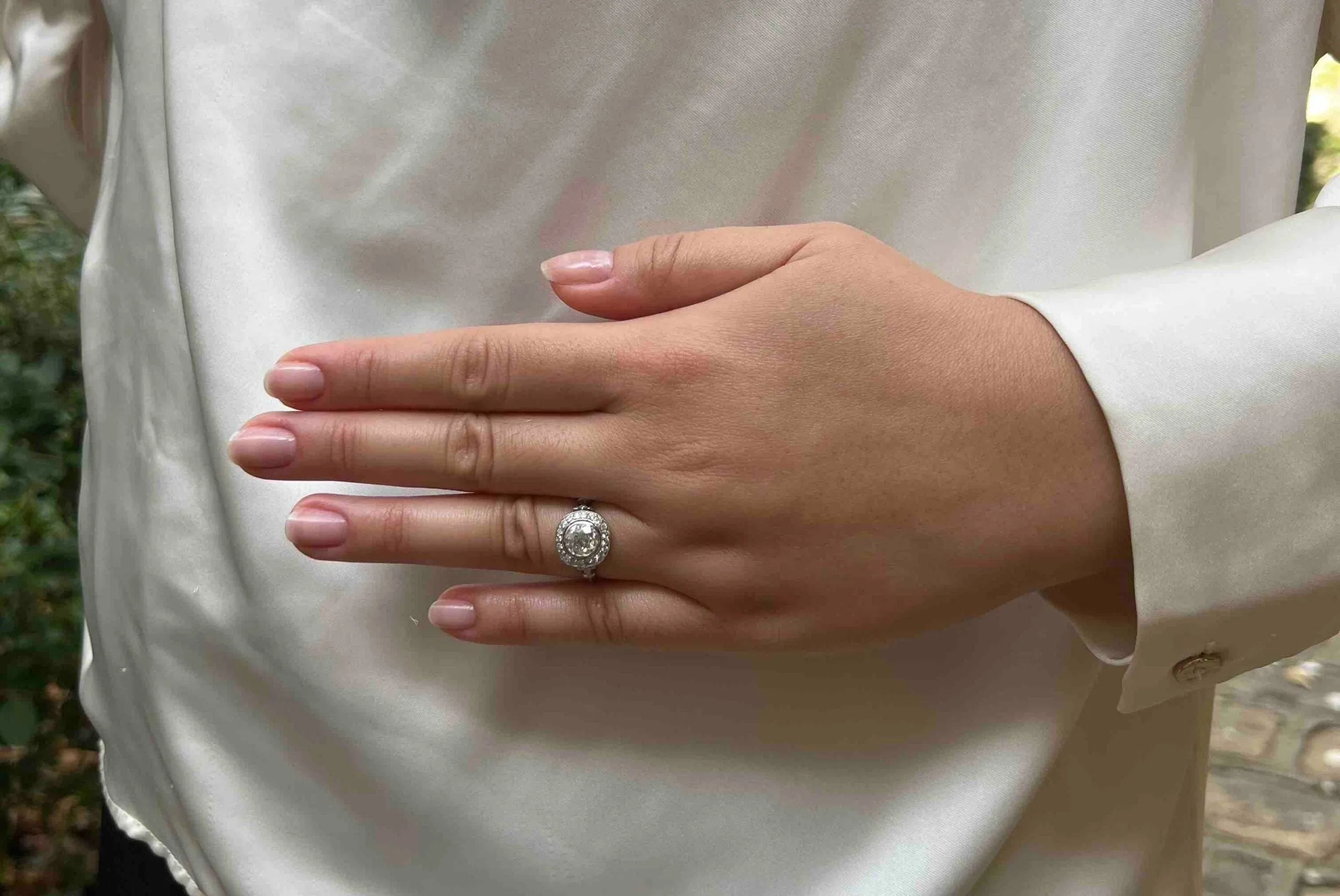 Bague ronde Platine Diamant sold by 58 Facettes product image thumbnail 2