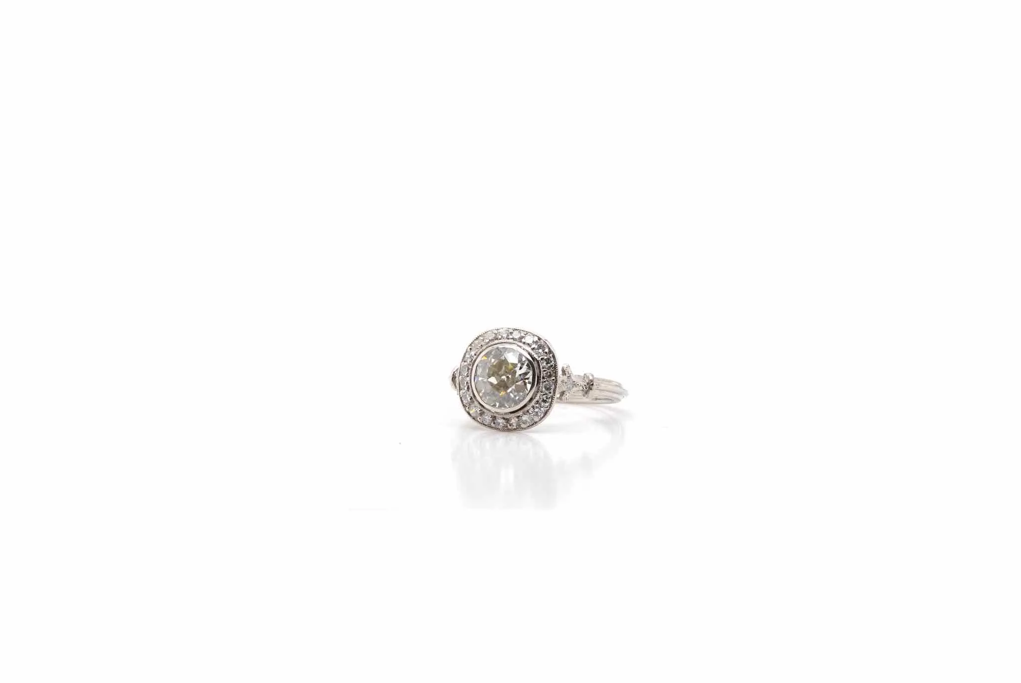Bague ronde Platine Diamant sold by 58 Facettes product image thumbnail 4