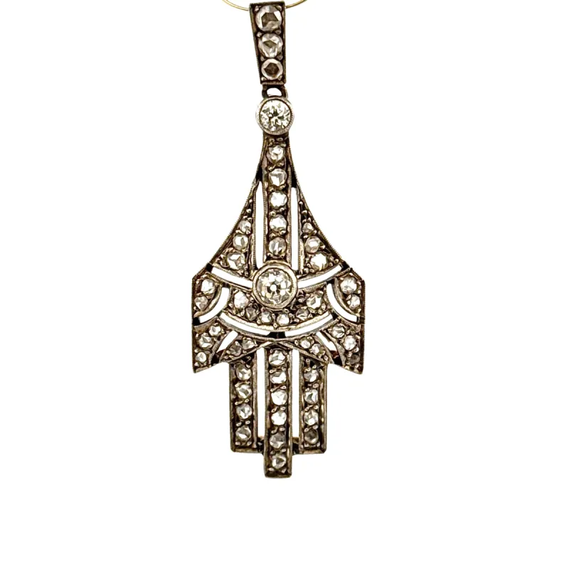 Pendentif ancien main de fatma en or et diamants sold by 58 Facettes