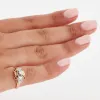 Bague Deux Ors avec Diamants sold by 58 Facettes
