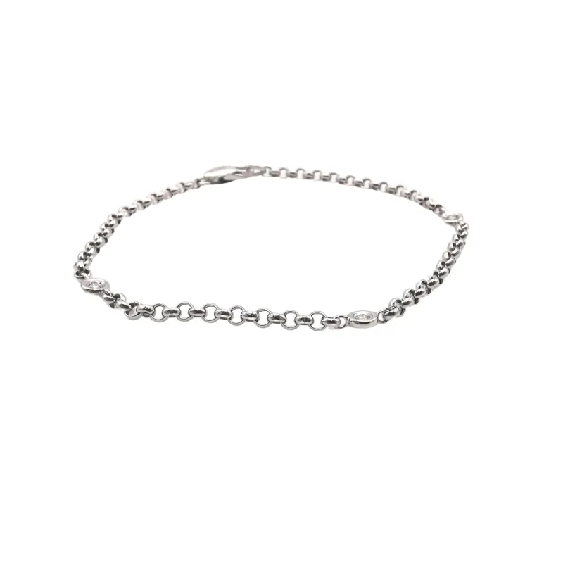 Bracelet or blanc Diamants sold by 58 Facettes