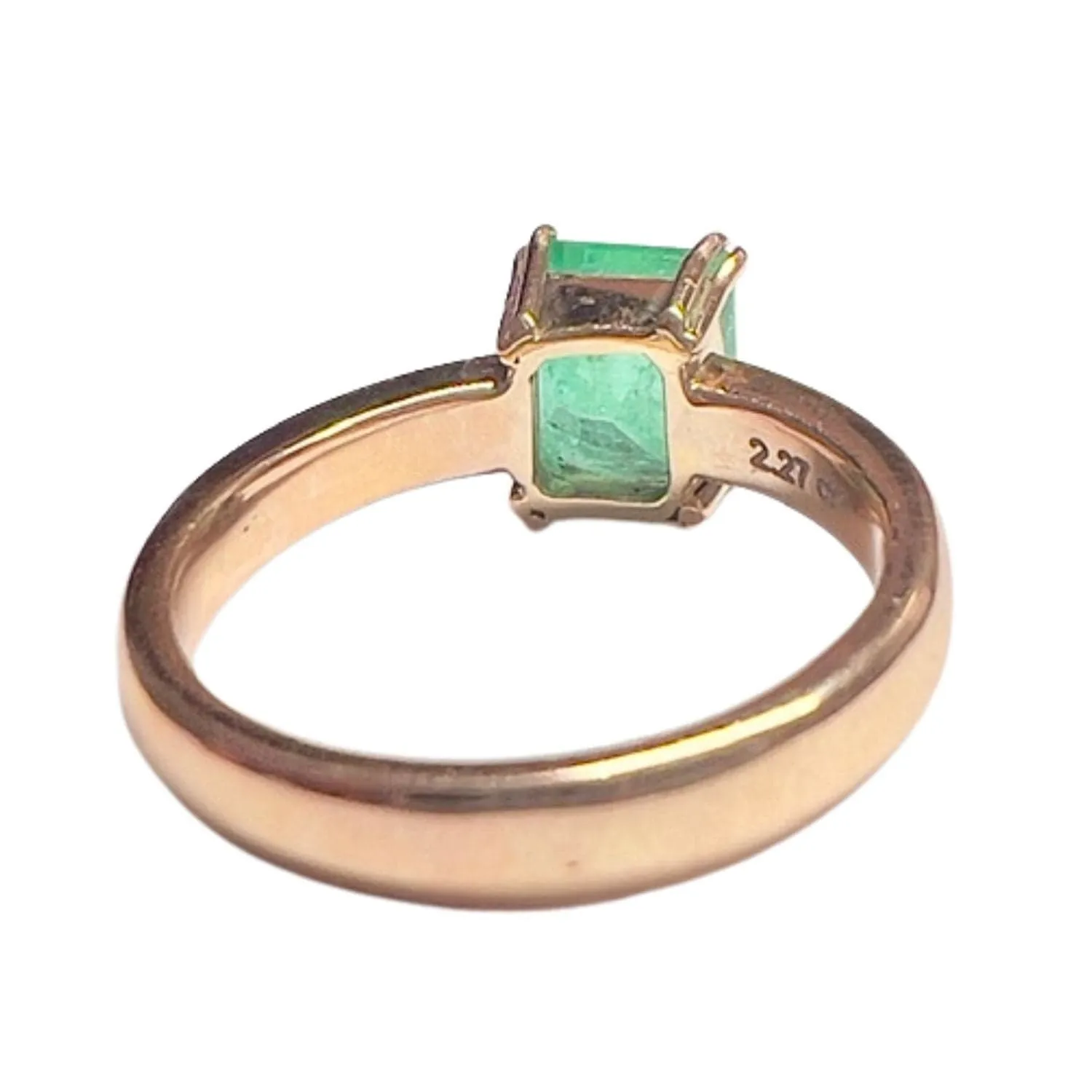 Bague design classique du 20ème siècle en or avec émeraude sold by 58 Facettes product image thumbnail 4