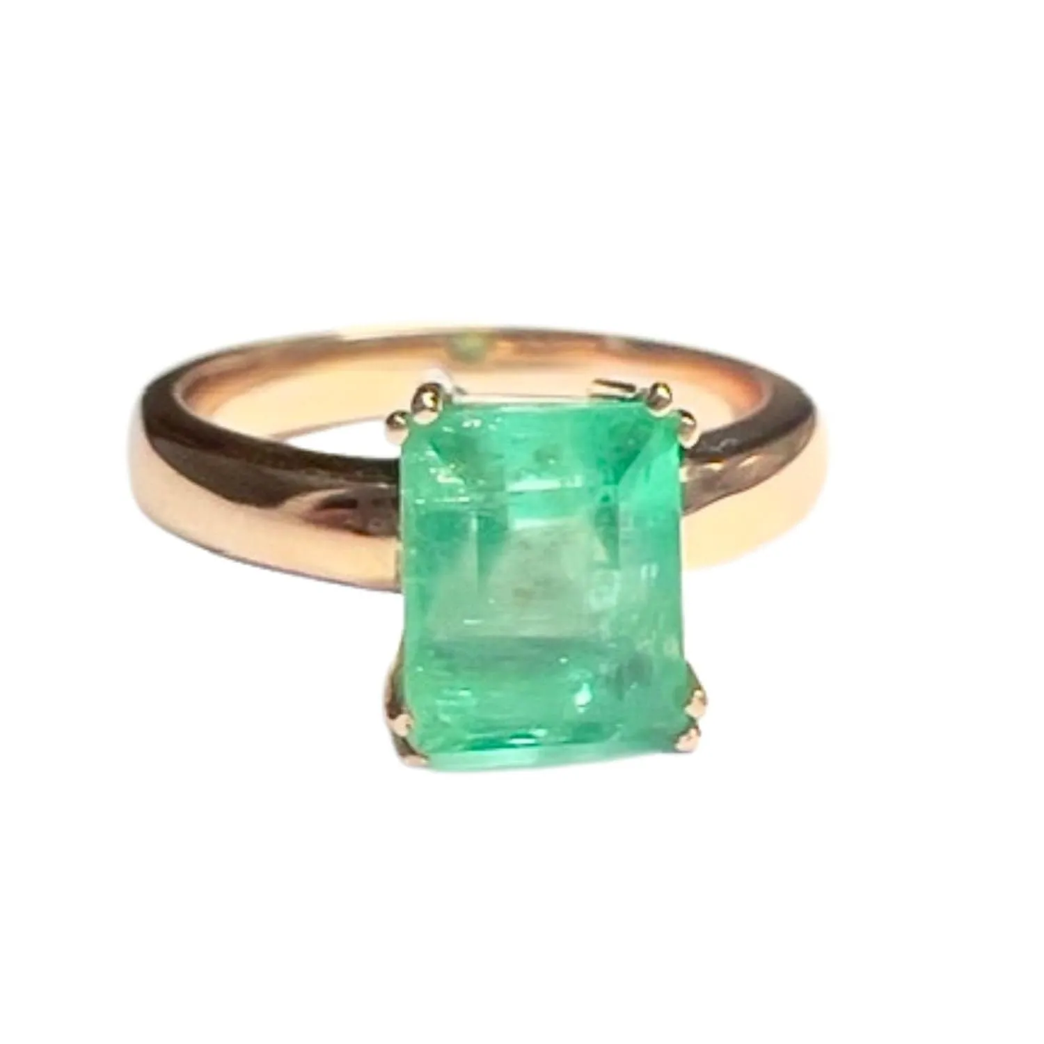 Bague design classique du 20ème siècle en or avec émeraude sold by 58 Facettes