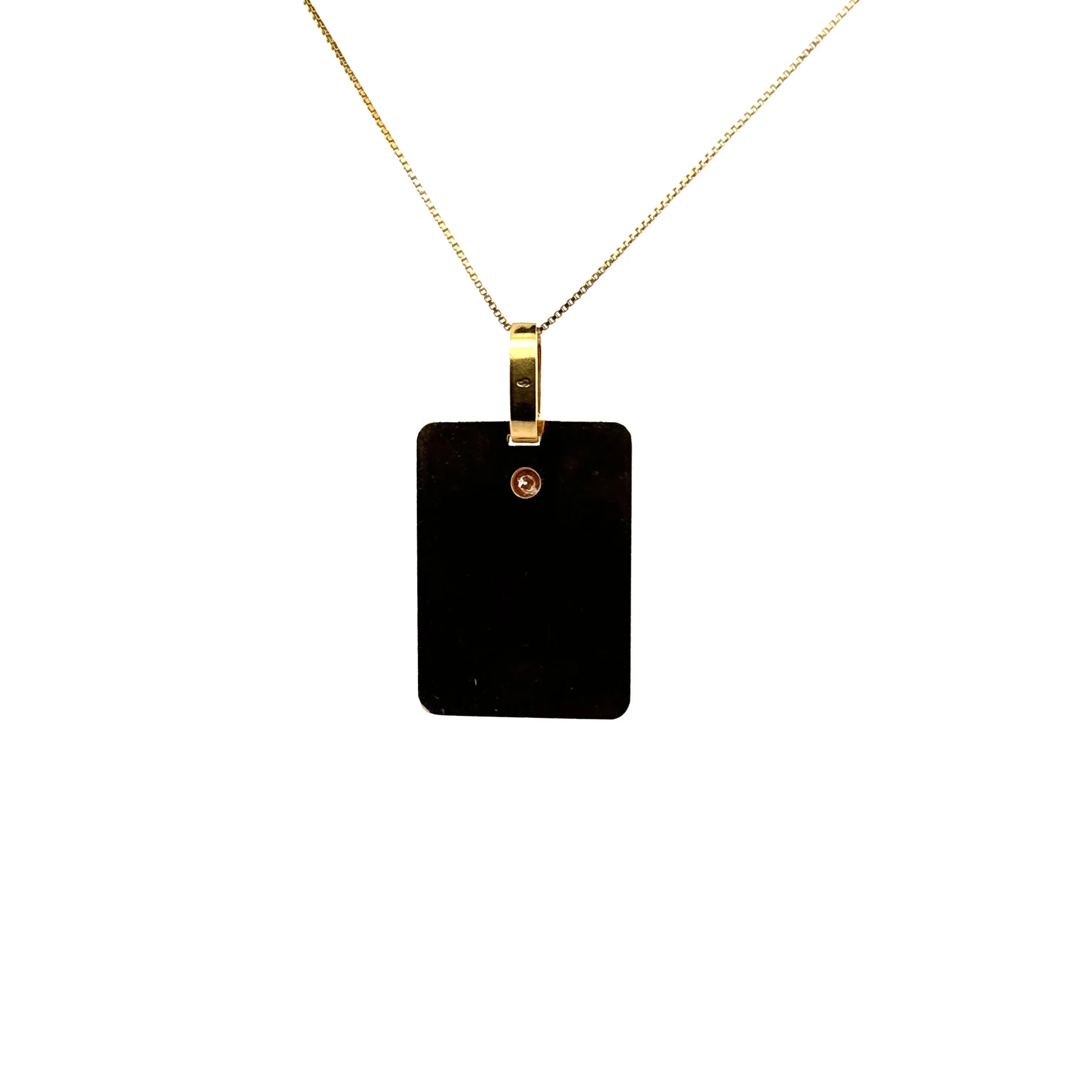 Pendentif Plaque or jaune signe scorpion et diamant sold by 58 Facettes product image thumbnail 4