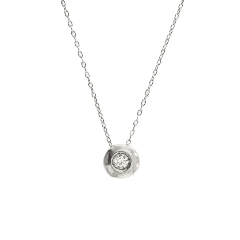 Collier point lumineux avec diamant sold by 58 Facettes