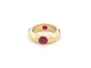 vintage bague FRED sertie de 4 rubis en or jaune sold by 58 Facettes