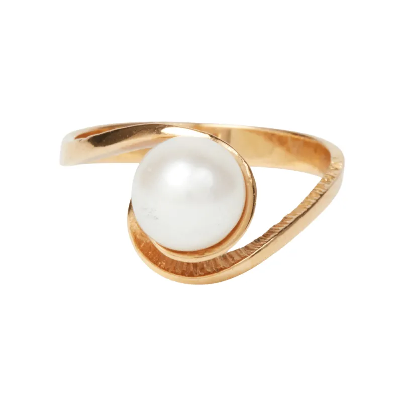 Bague Or Jaune - Perle de culture sold by 58 Facettes
