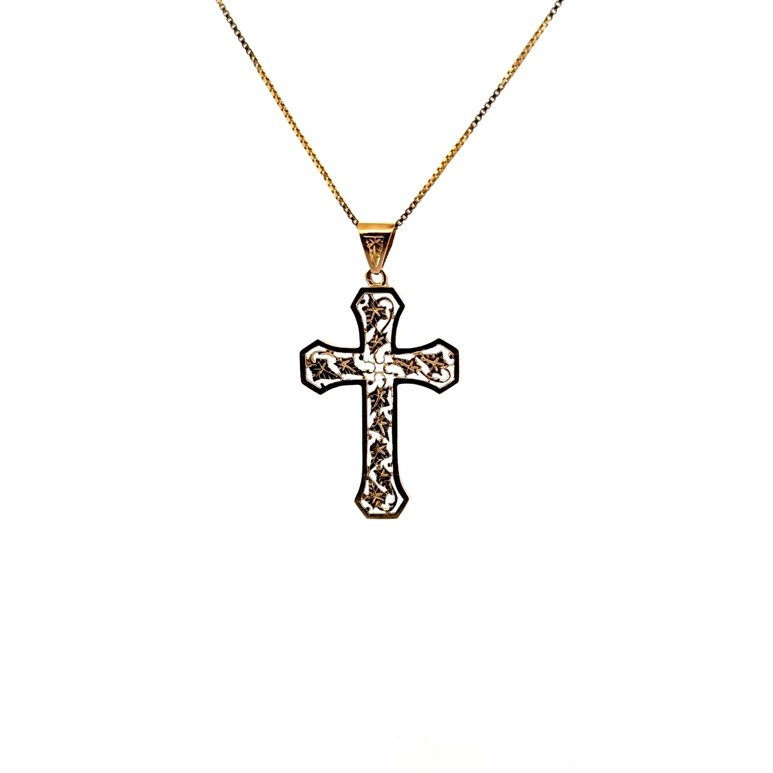 Pendentif Croix Or Jaune sold by 58 Facettes product image thumbnail 3