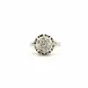 Bague Pavée or blanc et diamant sold by 58 Facettes