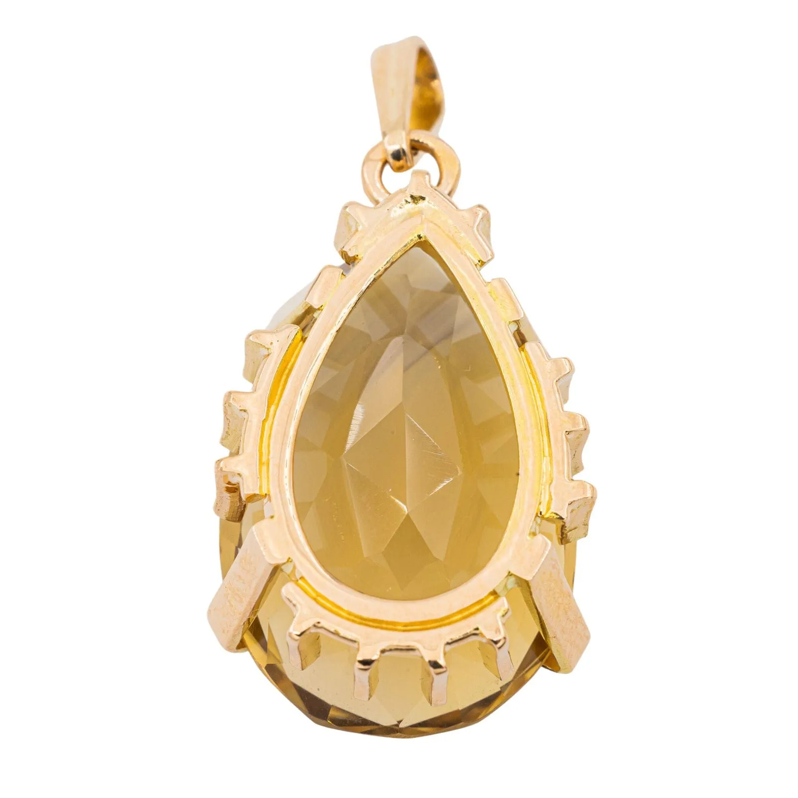 Pendentif Goutte Or jaune Citrine sold by 58 Facettes product image thumbnail 3