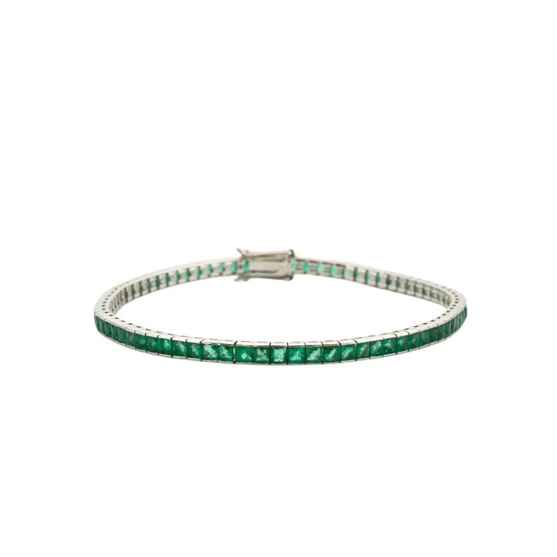 Bracelet ligne Emeraudes sold by 58 Facettes