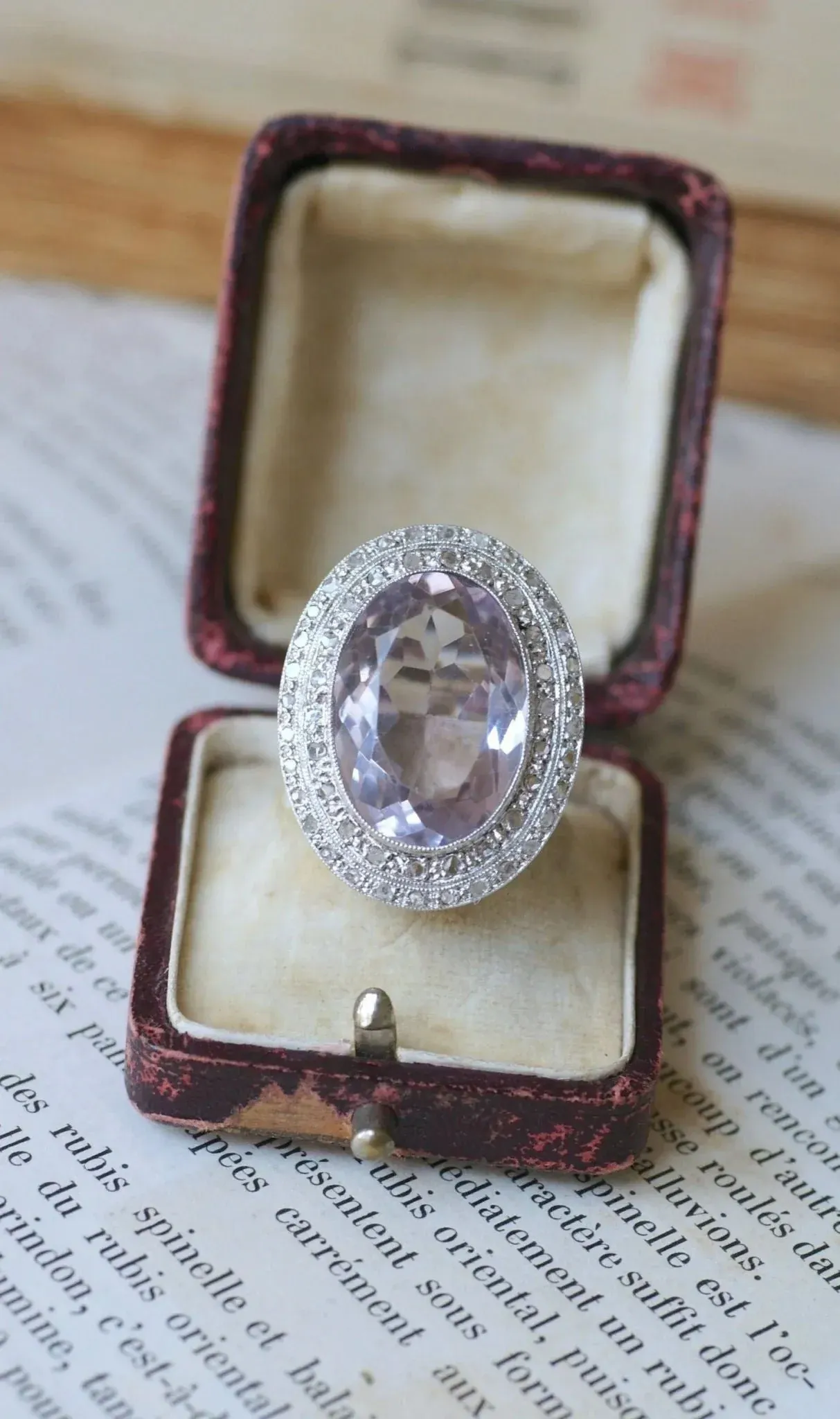 Grande Bague Art Déco Améthyste et Diamants sold by 58 Facettes product image thumbnail 4
