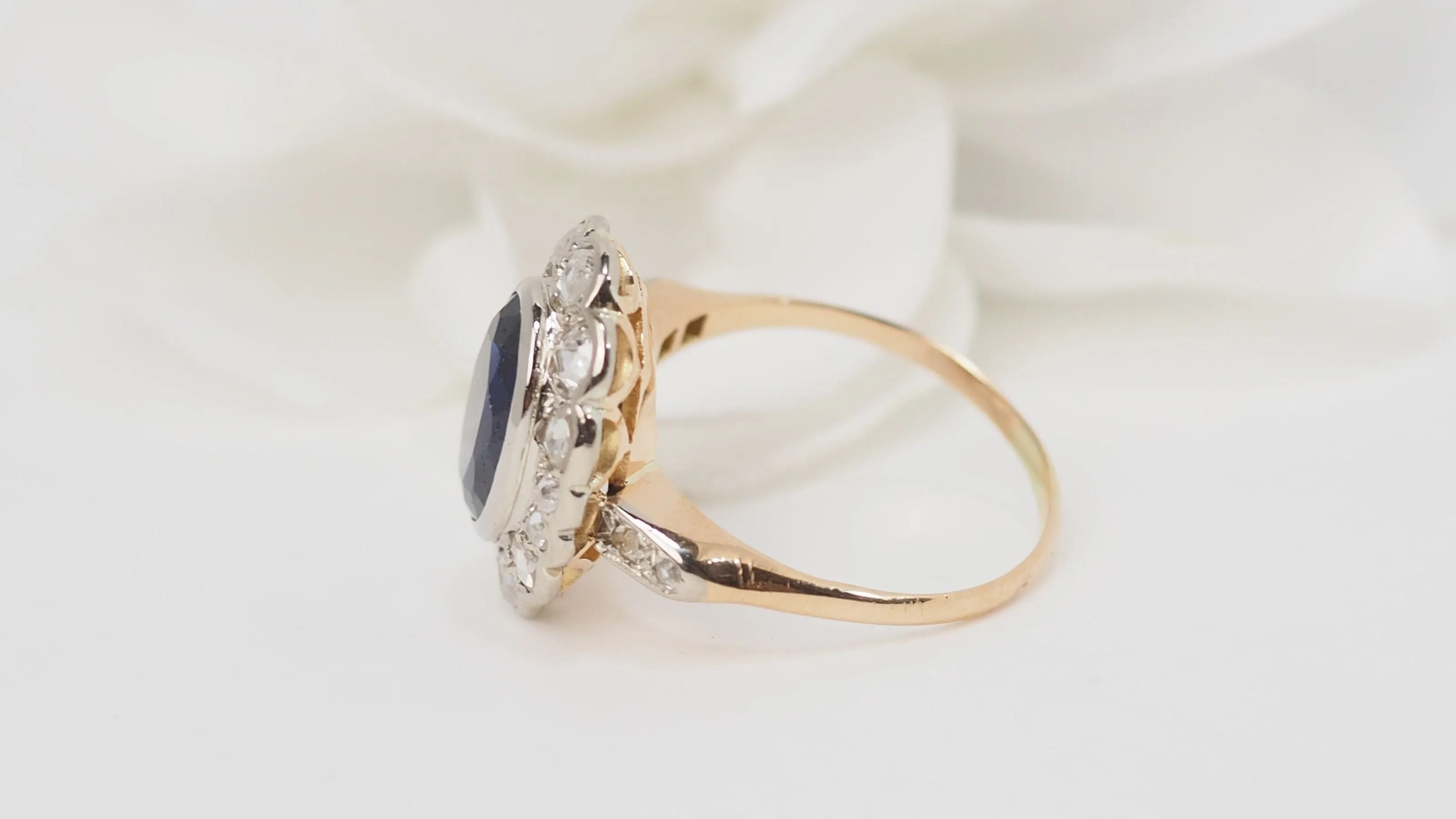 Bague 2 Ors Saphir sold by 58 Facettes product image thumbnail 5