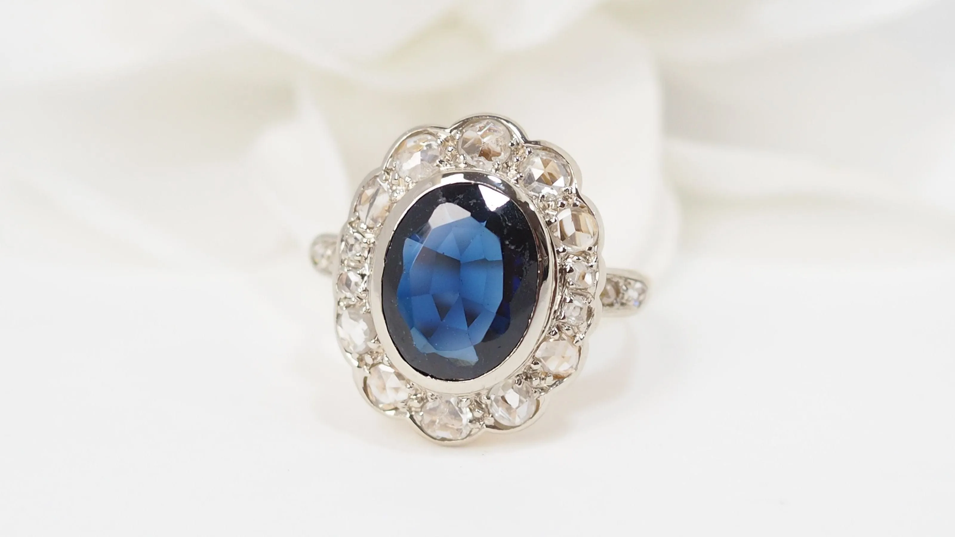 Bague 2 Ors Saphir sold by 58 Facettes product image thumbnail 3