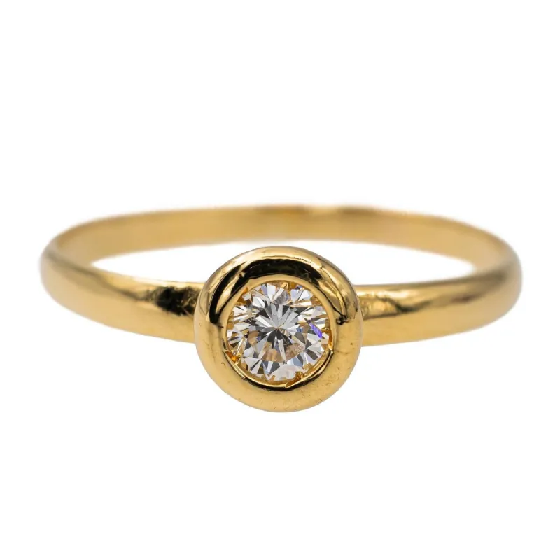 Bague Solitaire Or jaune Diamant sold by 58 Facettes