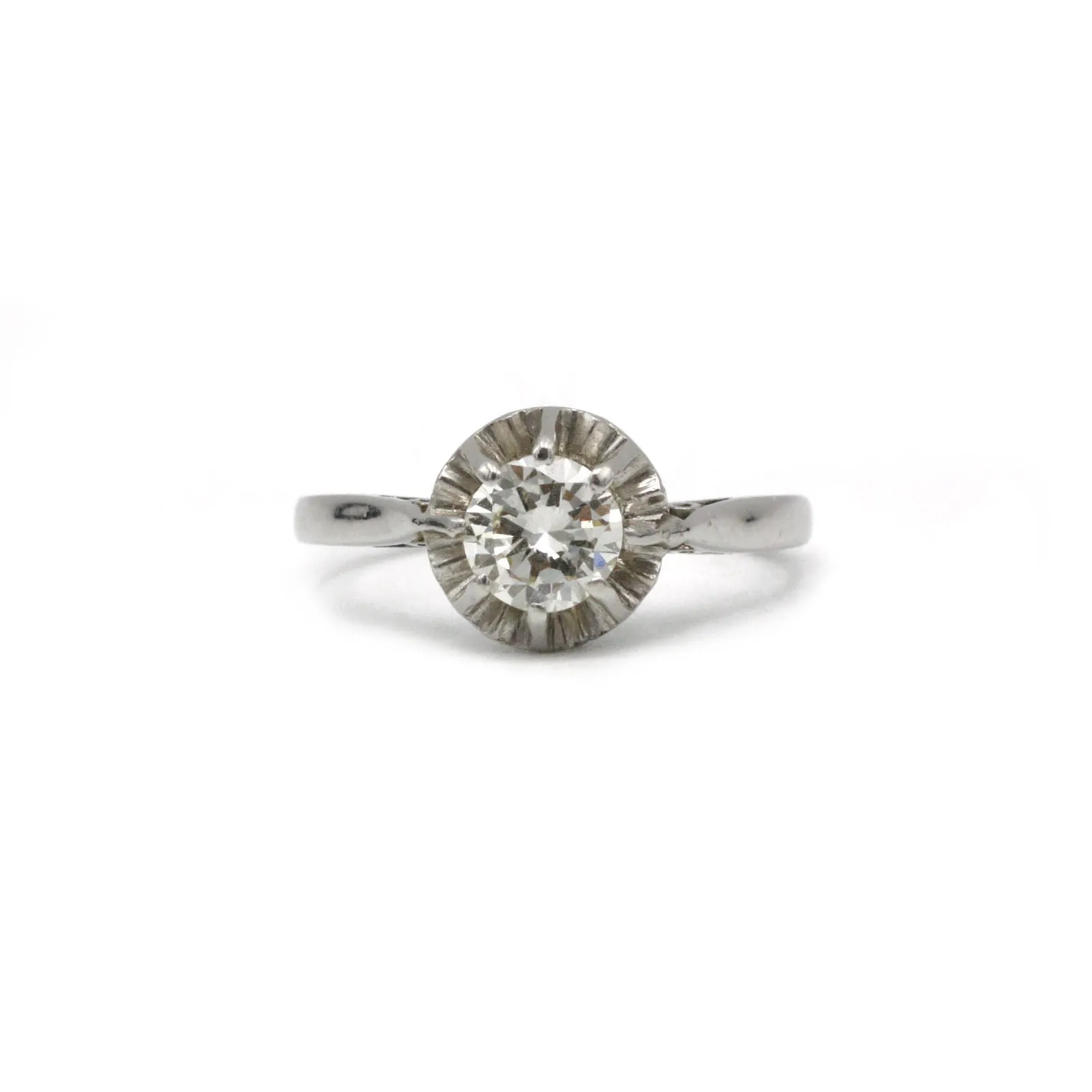 Solitaire - Or, Platine et diamant sold by 58 Facettes