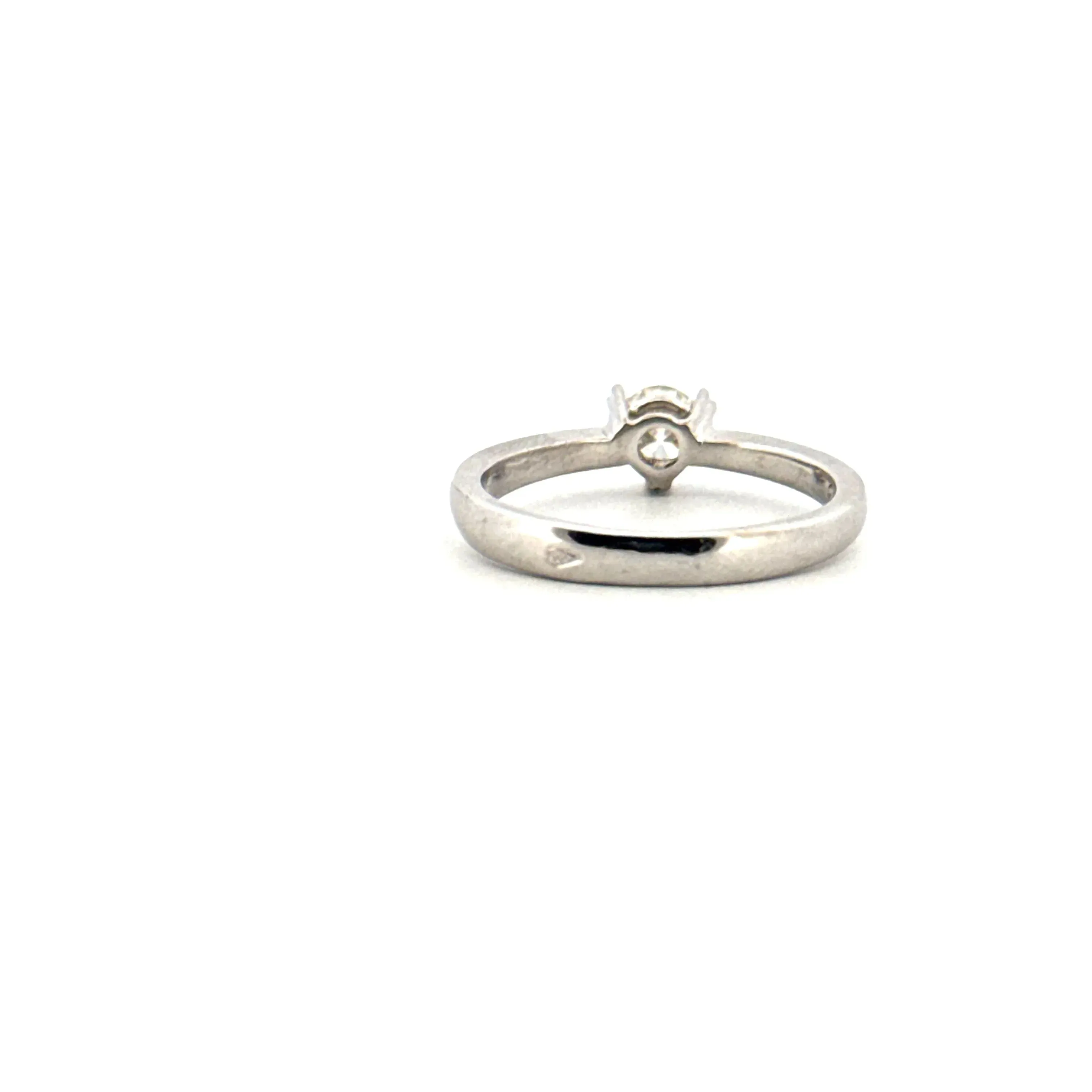 Bague Solitaire Or Blanc Diamant 0.30ct sold by 58 Facettes product image thumbnail 5