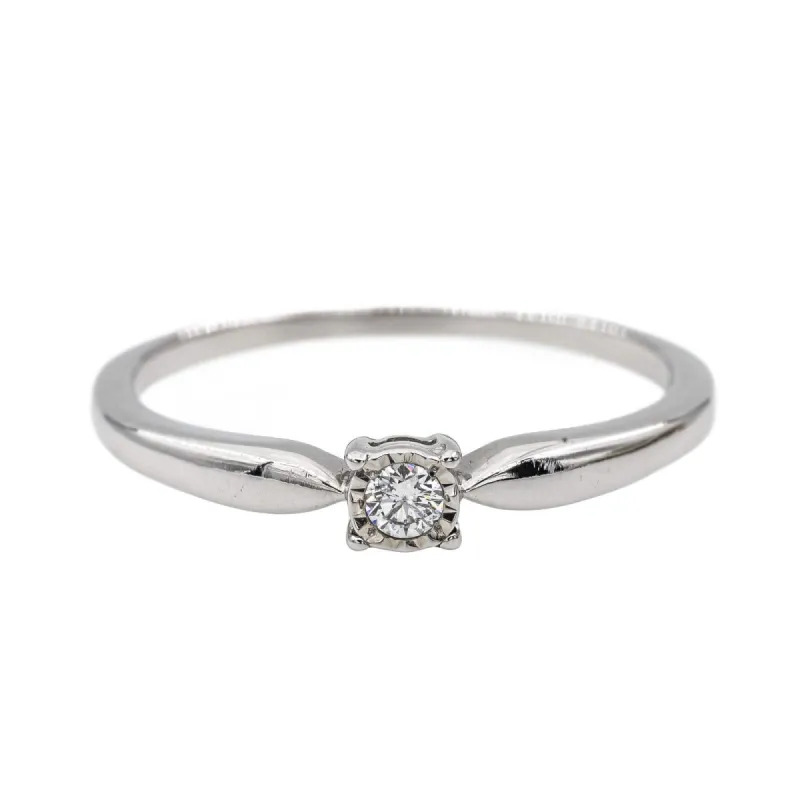 Bague Solitaire Or blanc Diamant sold by 58 Facettes
