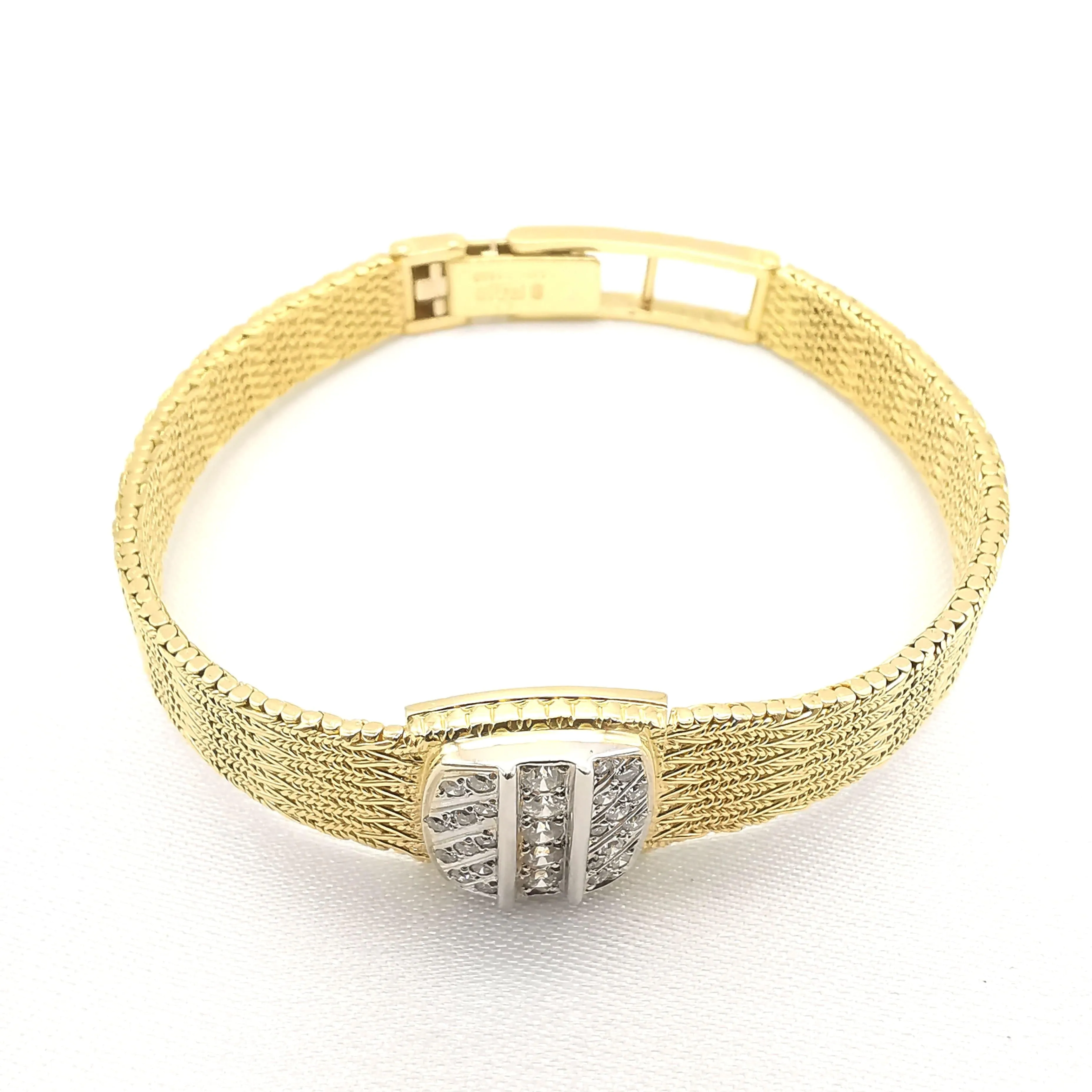Bracelet or jaune 27 diamants sold by 58 Facettes product image thumbnail 5