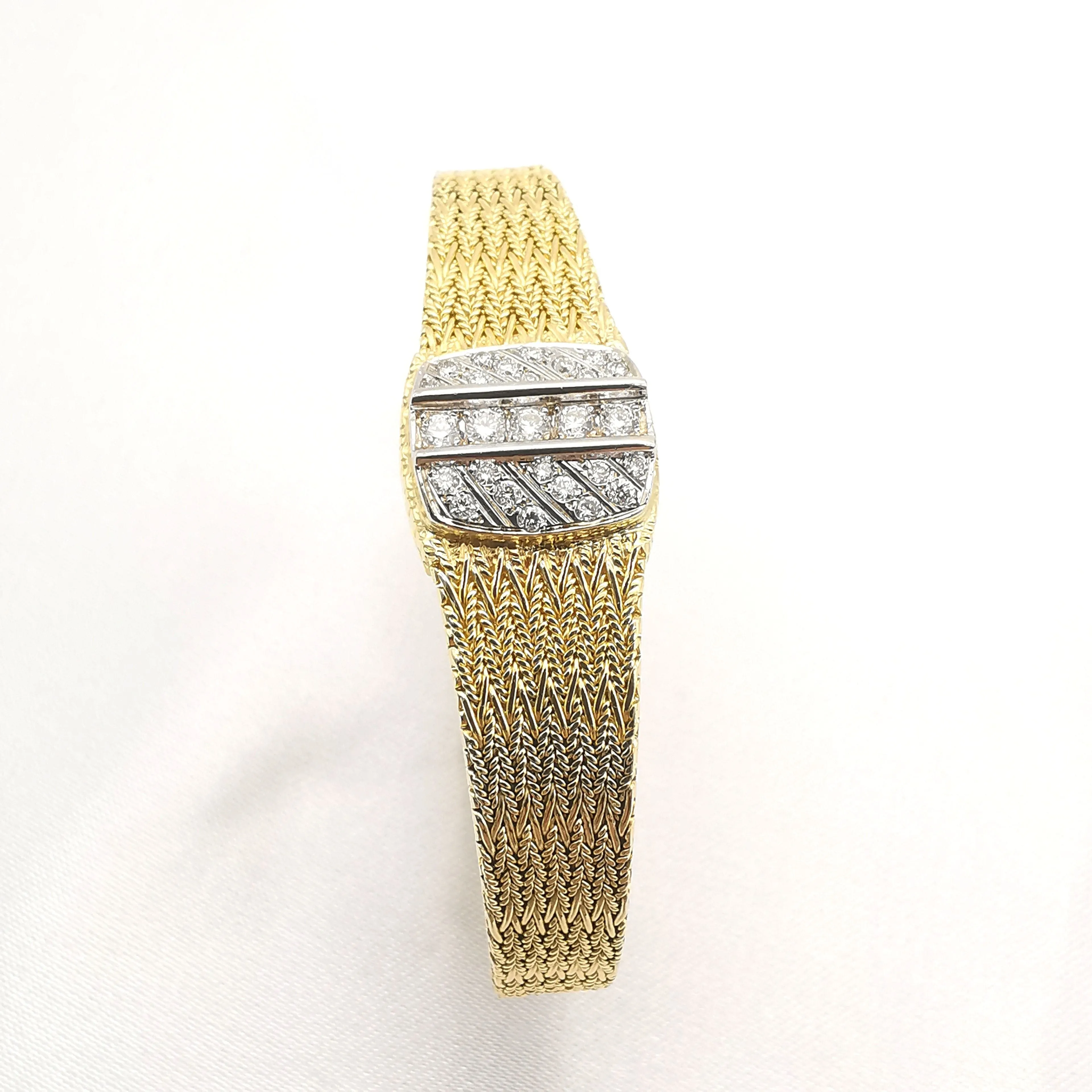 Bracelet or jaune 27 diamants sold by 58 Facettes product image thumbnail 2