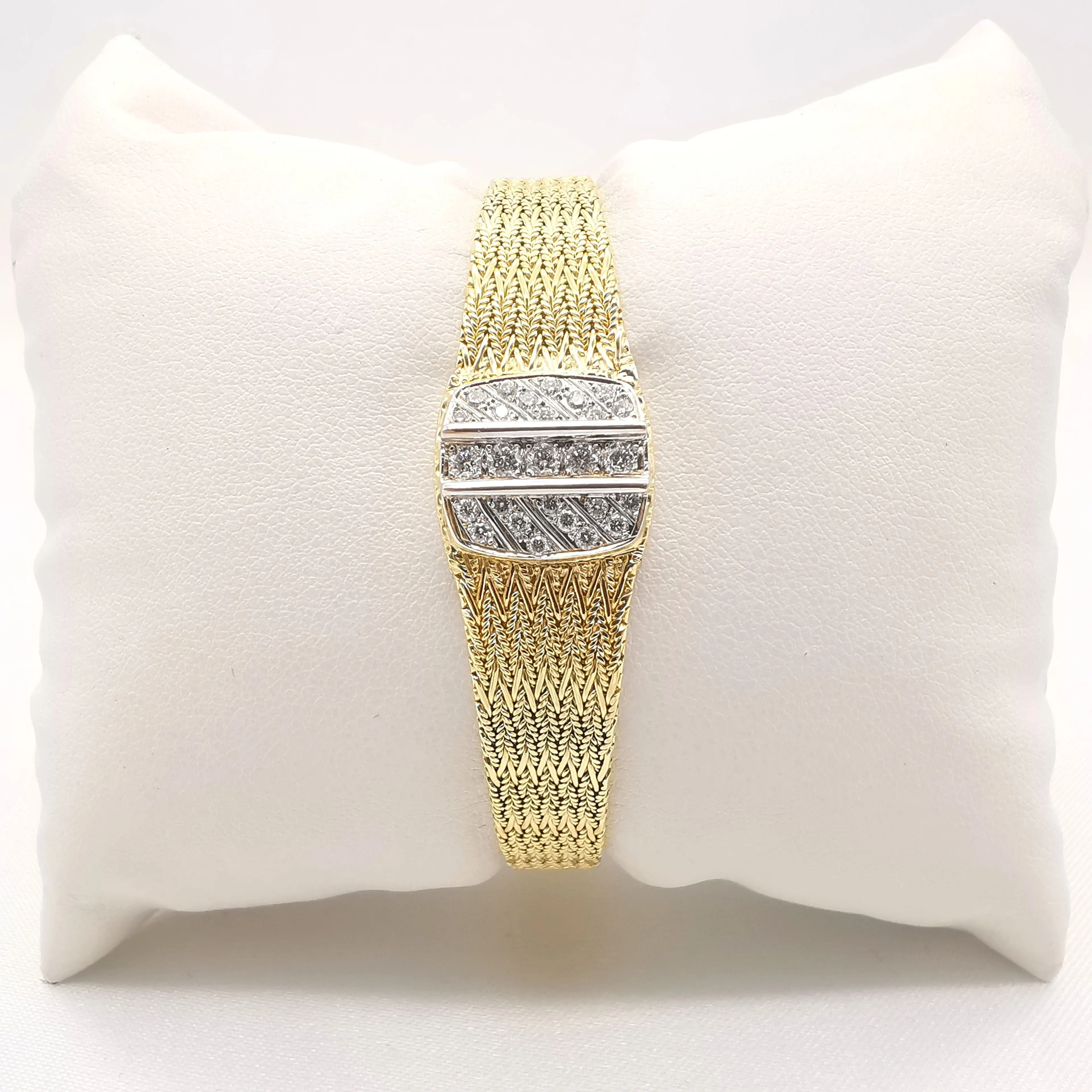 Bracelet or jaune 27 diamants sold by 58 Facettes product image thumbnail 3