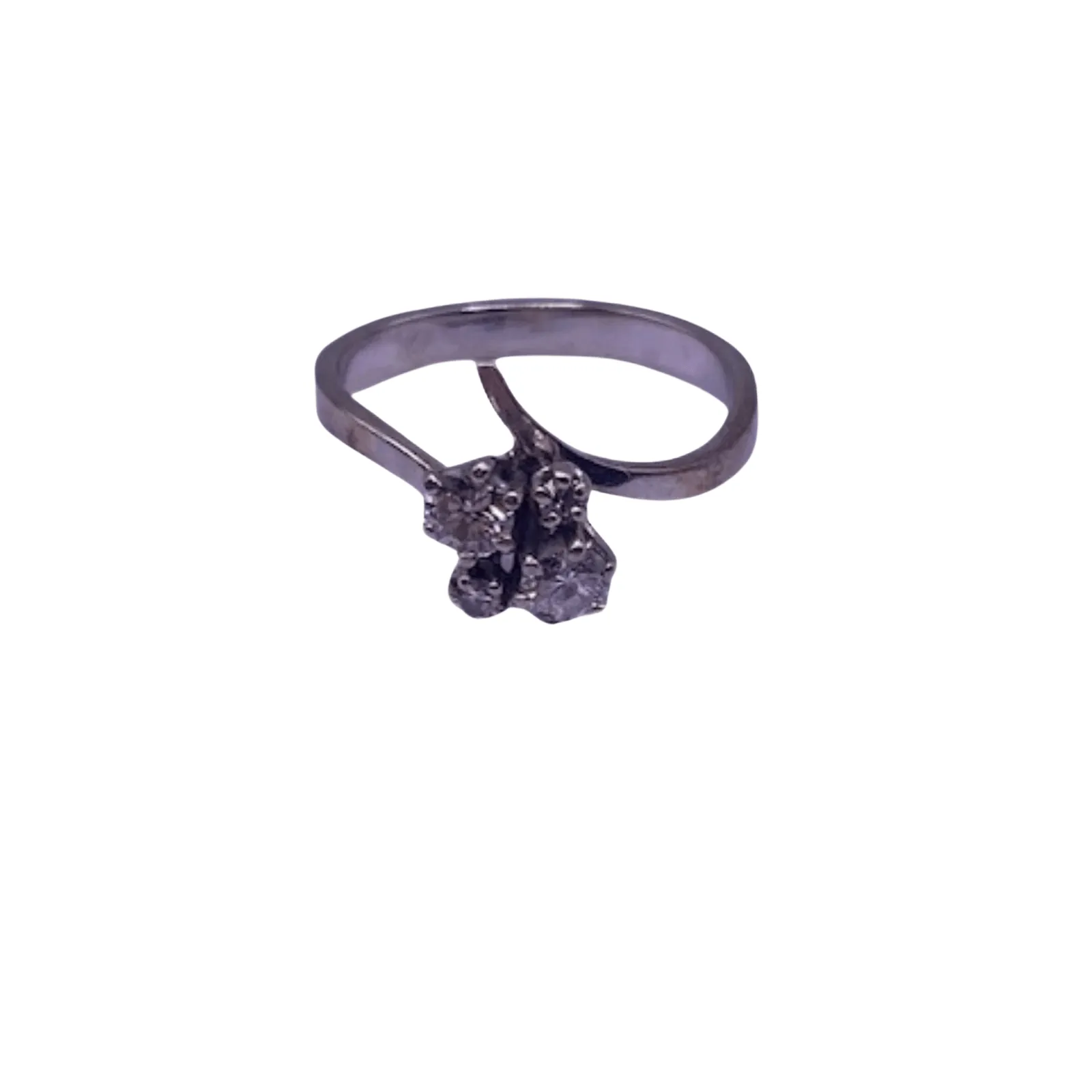 Bague Or Blanc Diamants sold by 58 Facettes