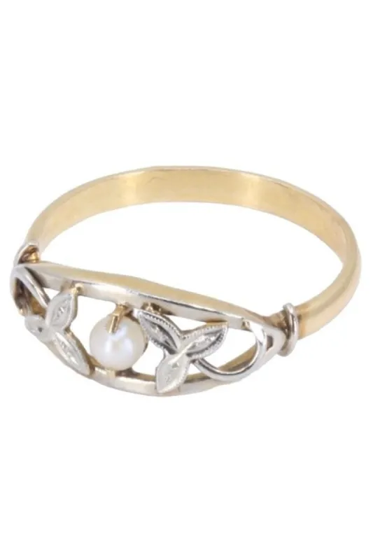 BAGUE PERLE ART NOUVEAU sold by 58 Facettes