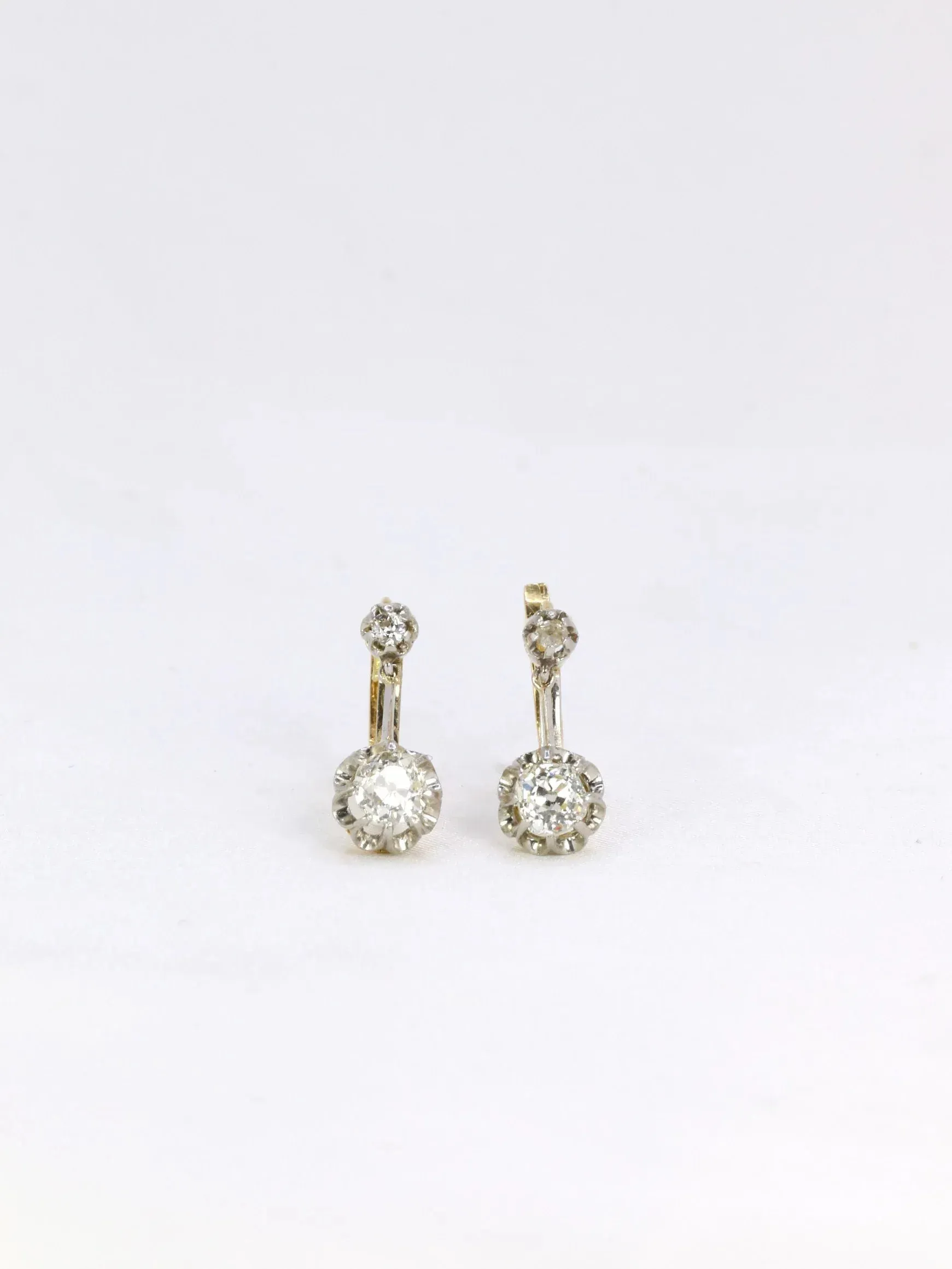 Dormeuses 2 Ors Diamants sold by 58 Facettes product image thumbnail 3