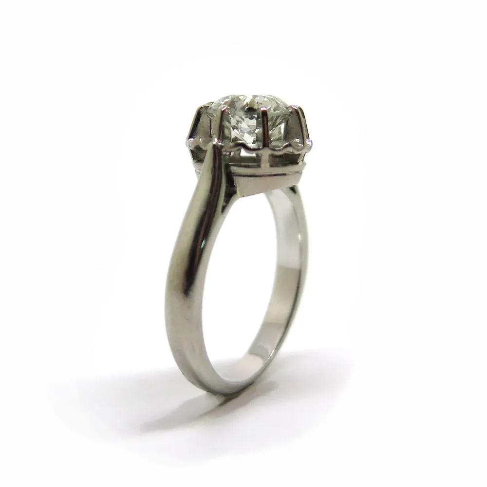 solitaire or blanc diamant 1,58 carat sold by 58 Facettes product image thumbnail 5
