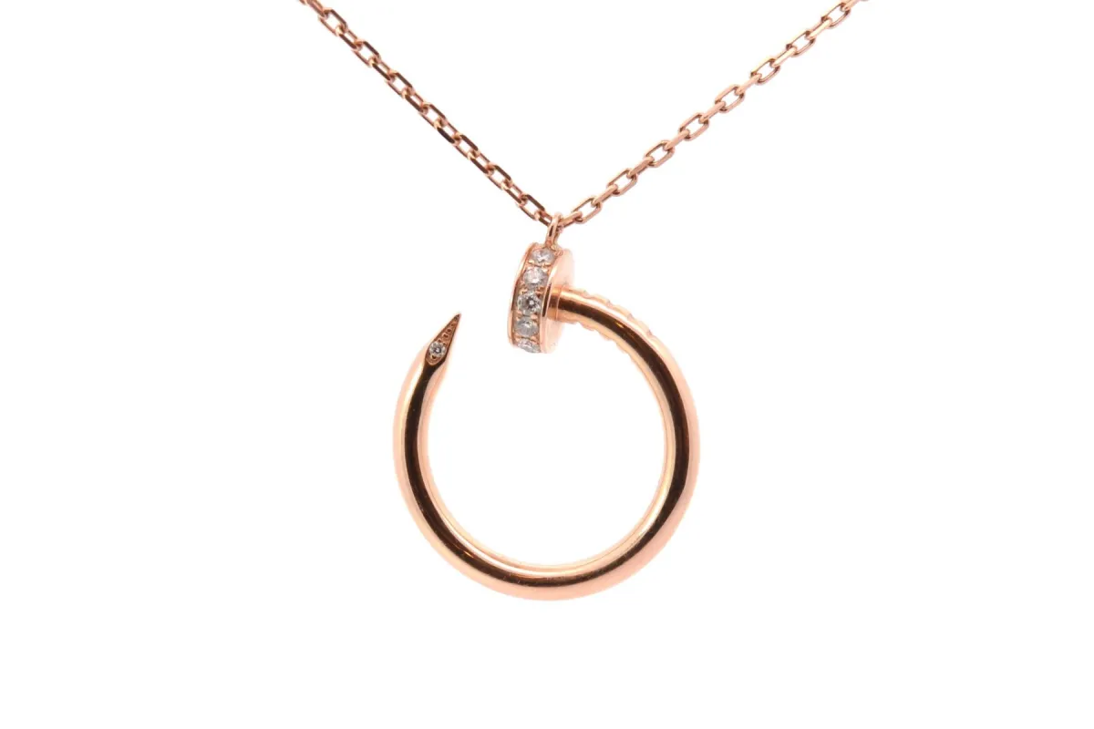 CARTIER - Collier modèle juste un clou or rose sold by 58 Facettes