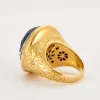 Bague Chevalière Saphir gravé sold by 58 Facettes