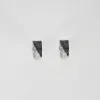 Créoles or blanc, diamants, diamants noir sold by 58 Facettes