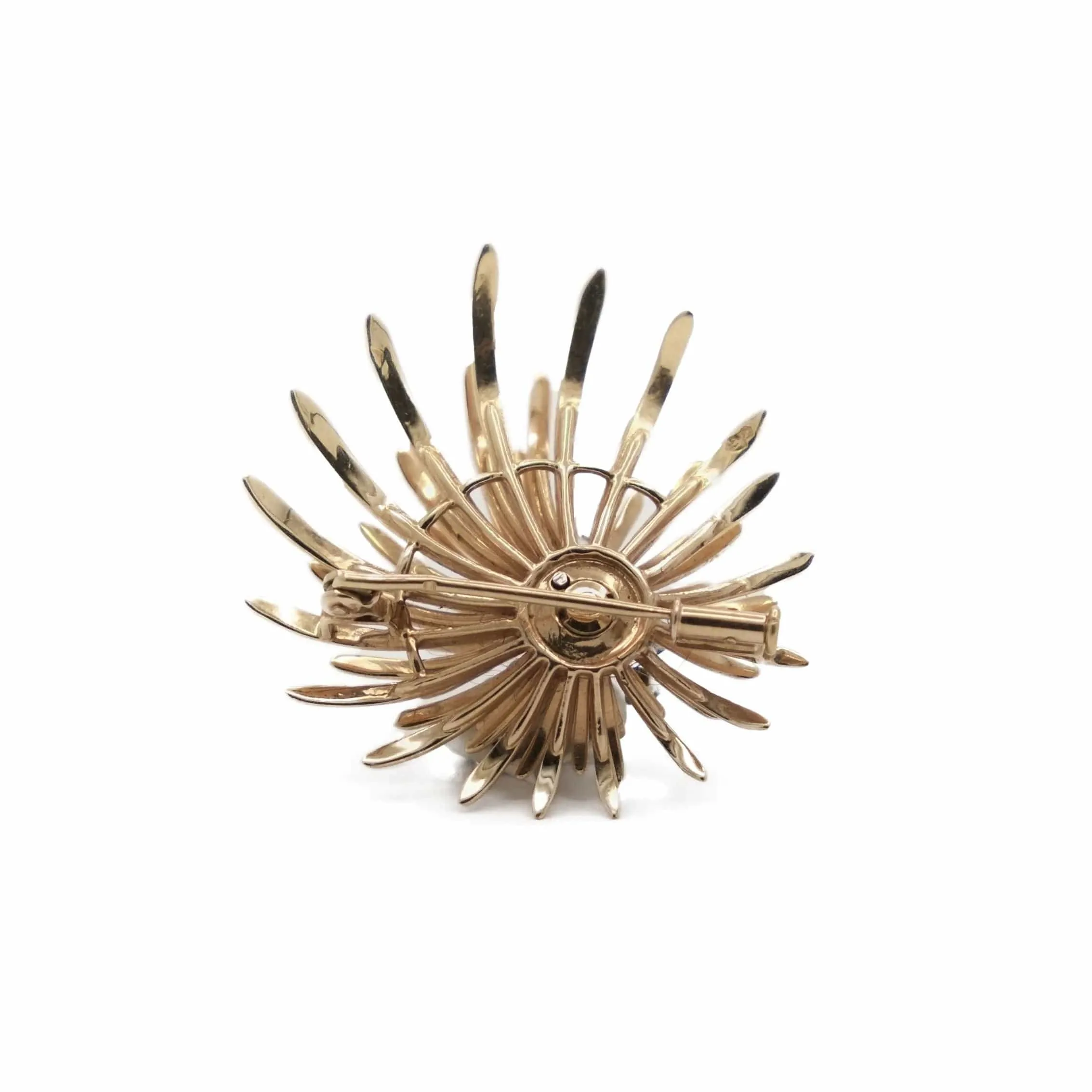 Broche Panache Or jaune Platine Diamants sold by 58 Facettes product image thumbnail 3