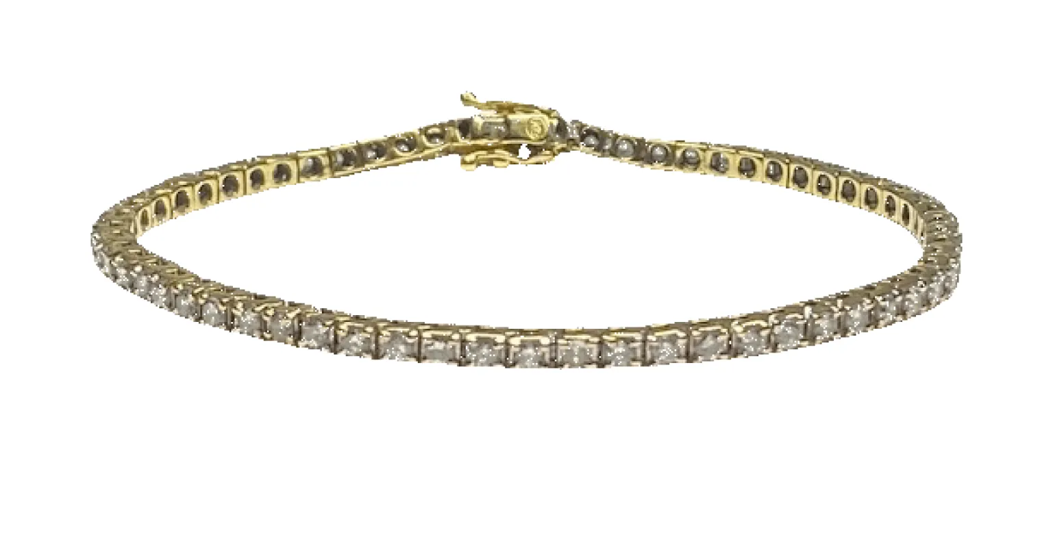 Bracelet rivière en or et diamants sold by 58 Facettes