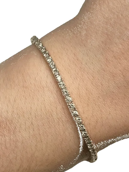 Bracelet rivière en or et diamants sold by 58 Facettes product image thumbnail 2