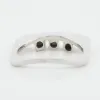BAGUE TRILOGIE OR BLANC DIAMANTS sold by 58 Facettes