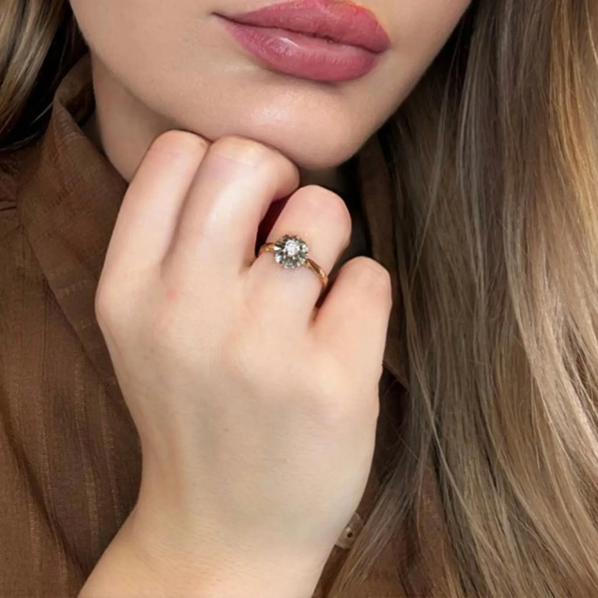 Solitaire Or Jaune et diamant sold by 58 Facettes product image thumbnail 2