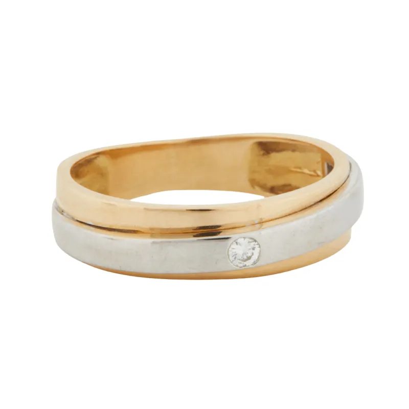 Bague Deux Ors - Diamants sold by 58 Facettes