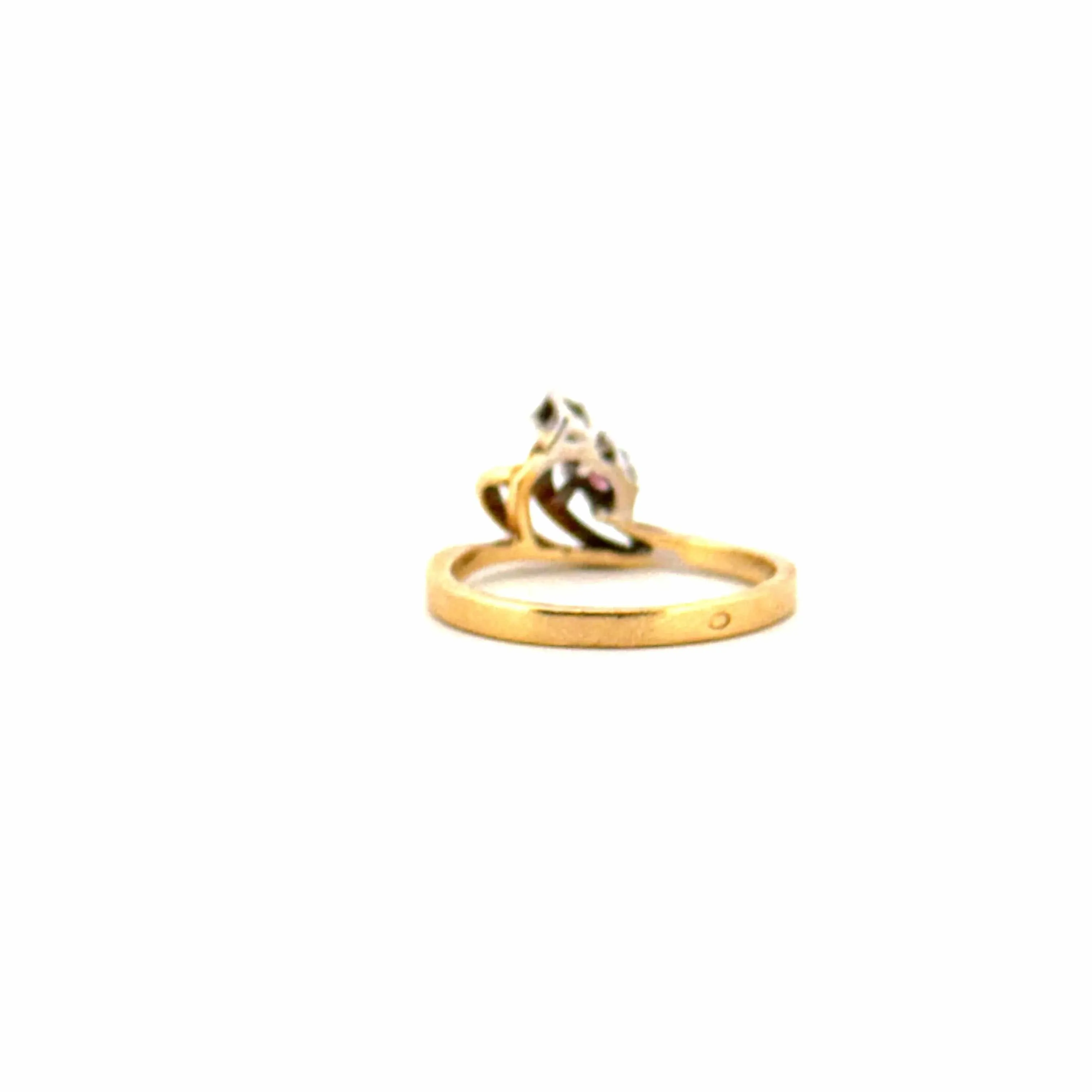 Bague Or Jaune Rubis Diamants sold by 58 Facettes product image thumbnail 5