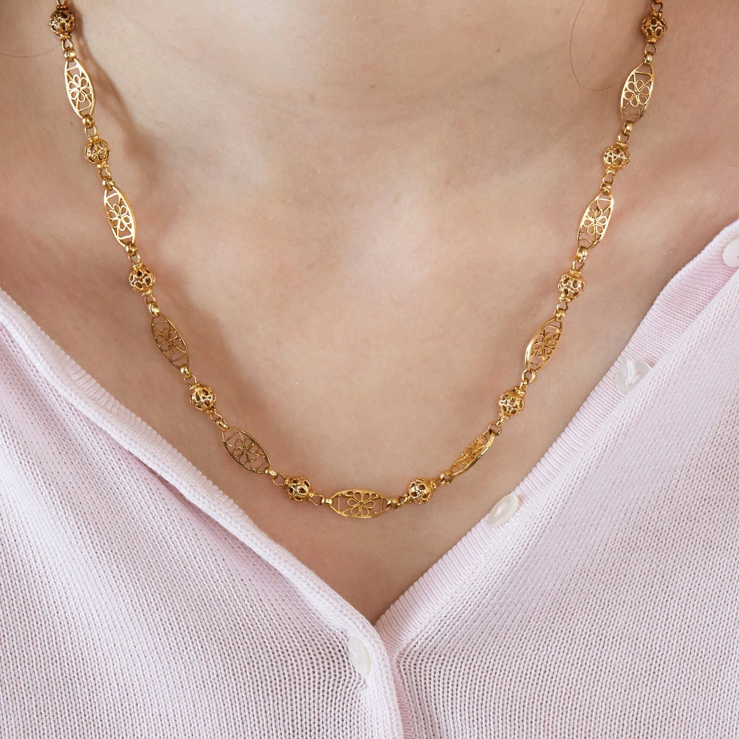 Collier or filigrane sold by 58 Facettes product image thumbnail 2