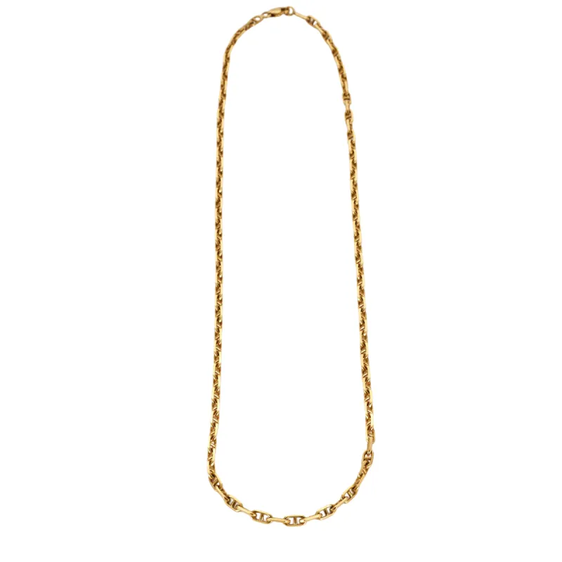 Chaine or jaune maille marine sold by 58 Facettes