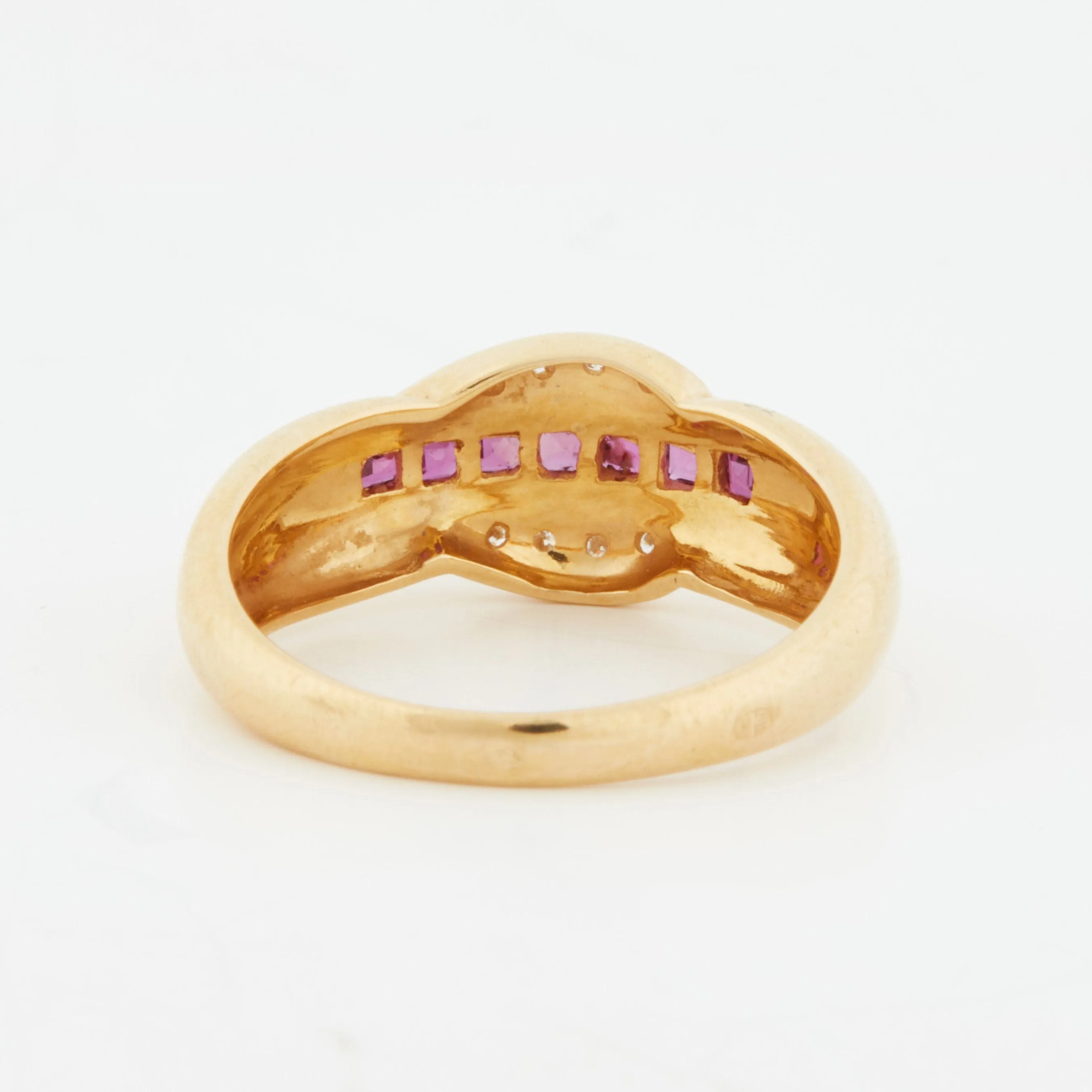 Bague Or Jaune - Rubis et Diamants sold by 58 Facettes product image thumbnail 3