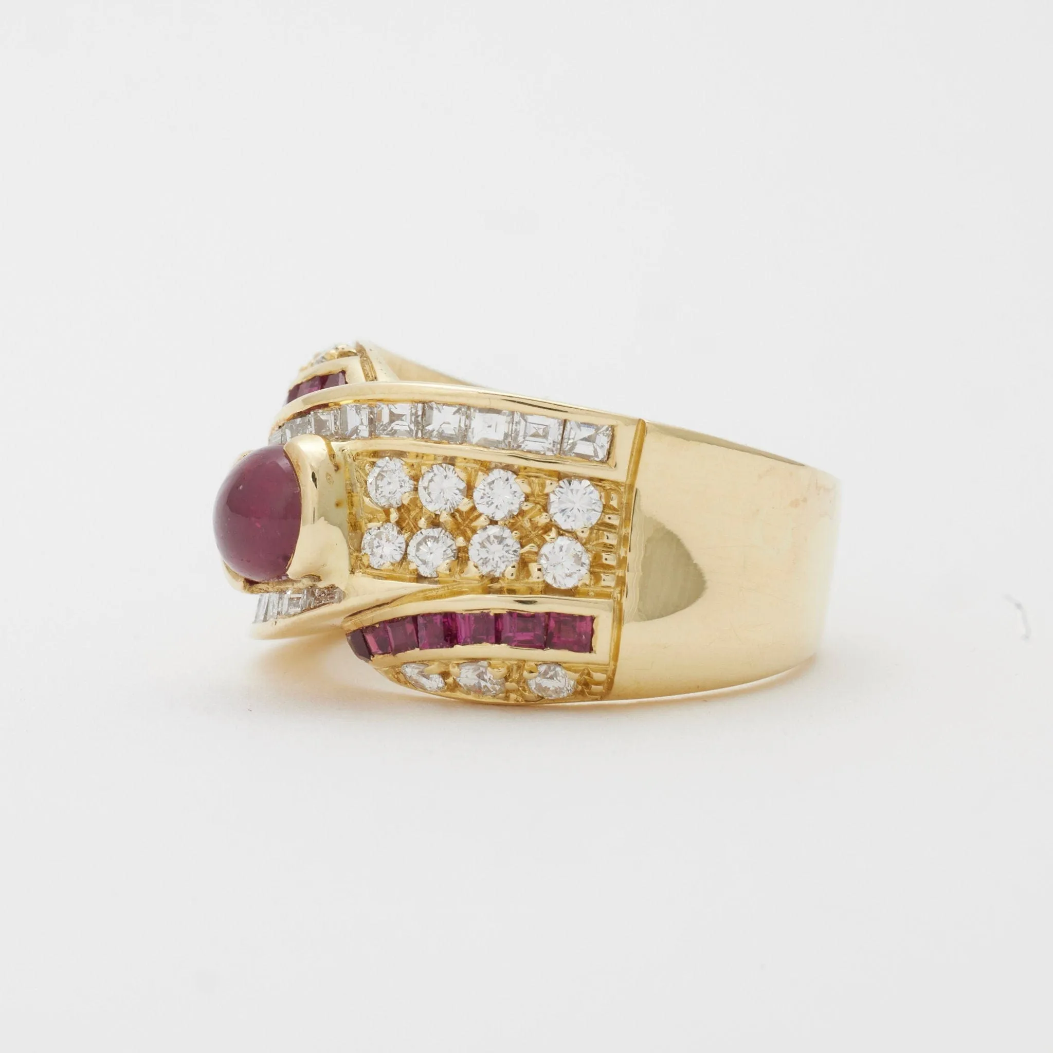 Bague rubis diamants sold by 58 Facettes product image thumbnail 4