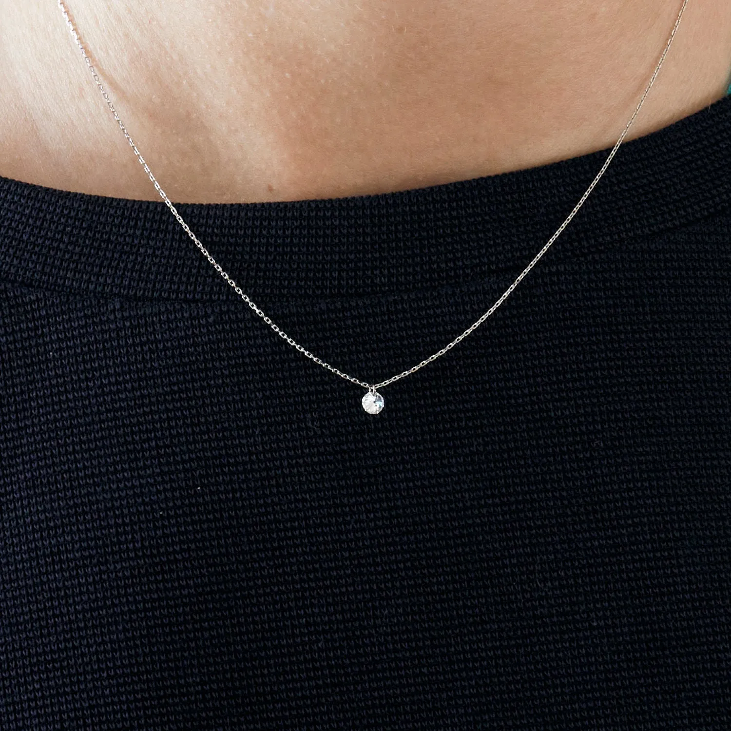 Collier or blanc La Brune et la Blonde diamant sold by 58 Facettes product image thumbnail 2