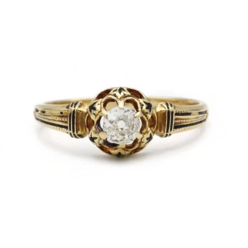 Bague Or jaune Diamant sold by 58 Facettes