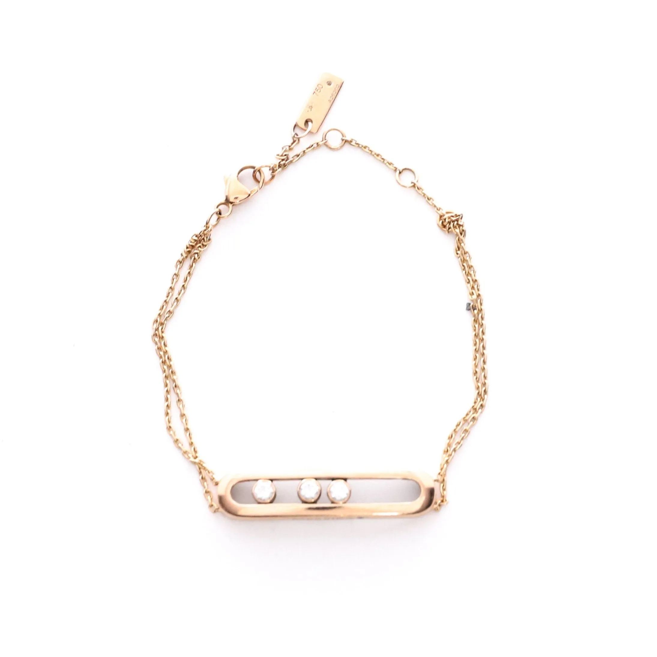 MESSIKA - Bracelet Move or rose et diamants sold by 58 Facettes product image thumbnail 3